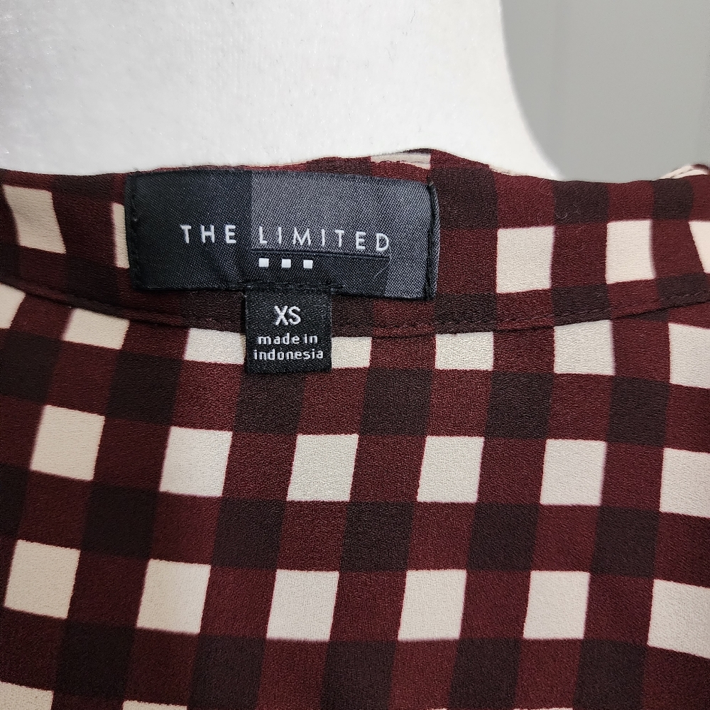4/25$ The Limited Ashton Button Up Blouse Size XS - Picture 10 of 12